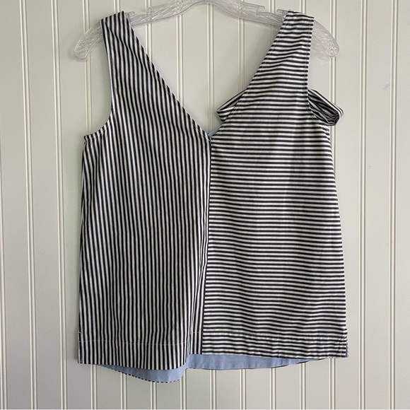 Vineyard Vines taffy stripe bow top blue/white SIZE XXS - Picture 10 of 10